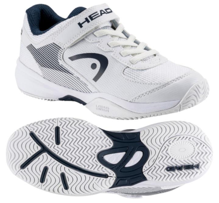 HEAD Sprint Velcro 3.0 Kids Tennis Shoes - White / Blueberry