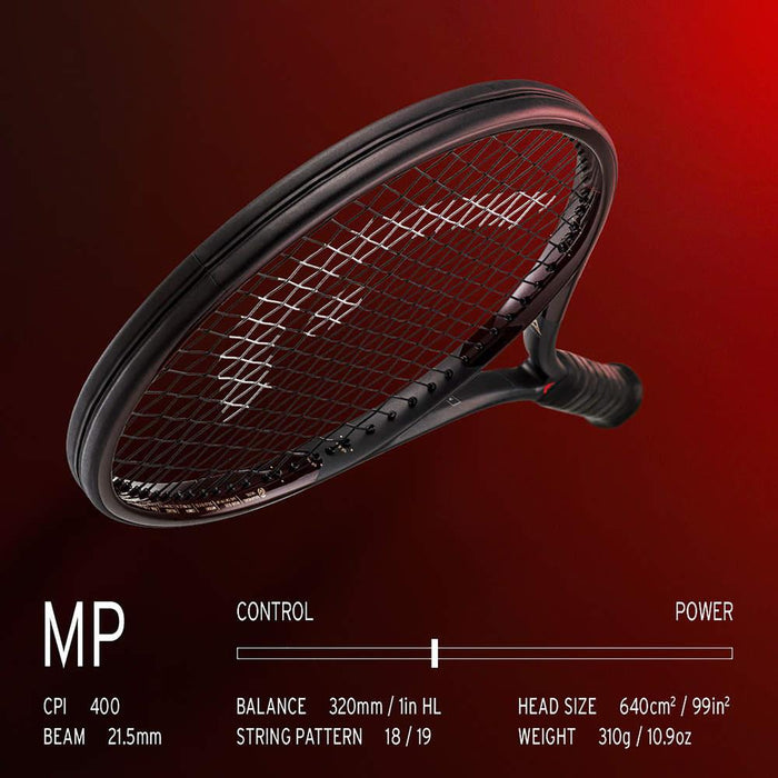 HEAD Prestige MP 2021 Tennis Racket - Black / Red - Specs