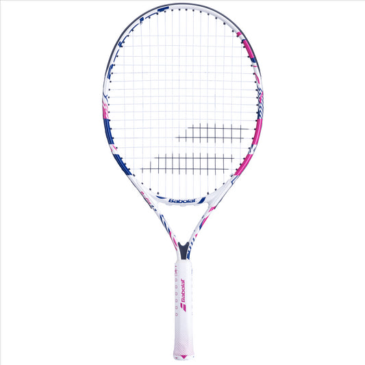 Babolat B-Fly 23 Junior Tennis Racket - White / Pink