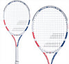 Babolat Drive Junior 24 Girls Tennis Racket - White / Pink / Blue - Main