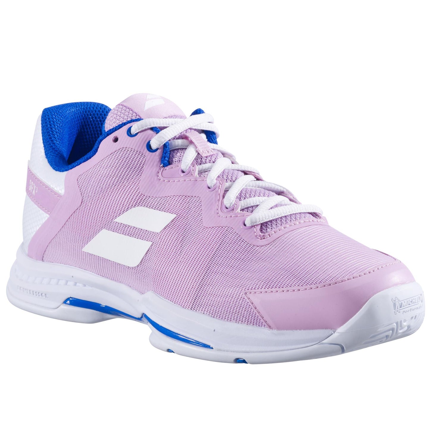 Babolat SFX3 All Court Womens Tennis Shoes - Pink Lady - Angled