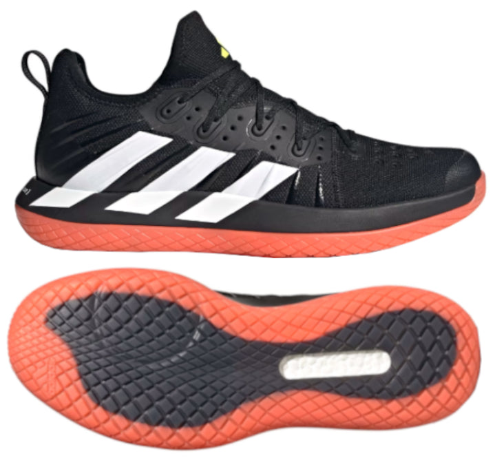 ADIDAS Stabil Next Gen Primeblue Mens Indoor Court Shoes - Core Black / Red Main