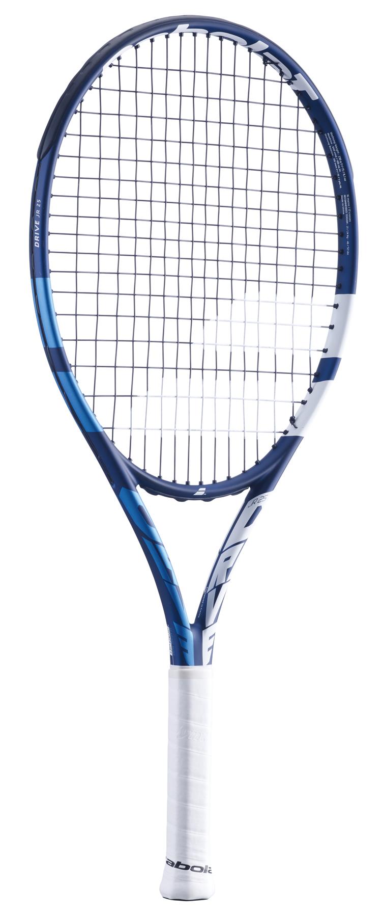 Babolat Drive Junior 25 2024 Tennis Racket - Blue / White - Side