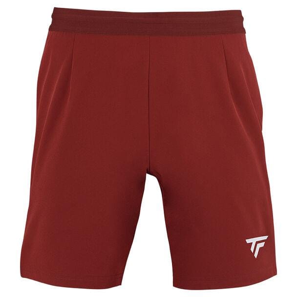 Introducing the Tecnifibre Men's Team Tennis Short in cardinal, these athletic shorts include an elastic waistband for maximum comfort and a small white logo on the lower left. Designed with simplicity, they also offer enhanced ventilation to keep you cool during intense workouts.