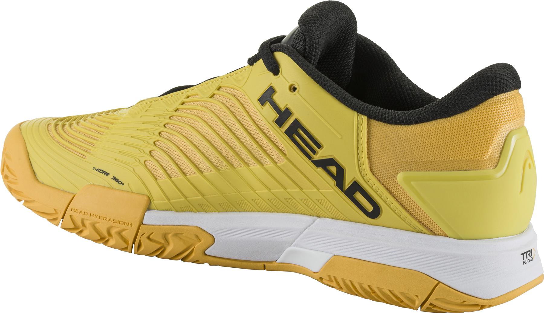 HEAD Revolt Pro 4.5 Mens Tennis Shoes - Banana / Black - Left