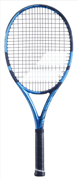 Blue babolat top tennis racket