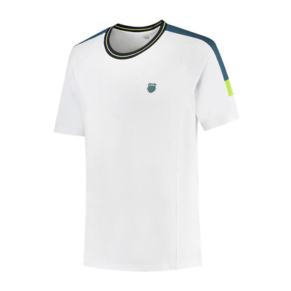 K-Swiss Hypercourt Melange 2 Mens Tennis T-Shirt - White