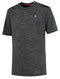 K-Swiss Hypercourt Tennis T-Shirt - Jet Black Melange