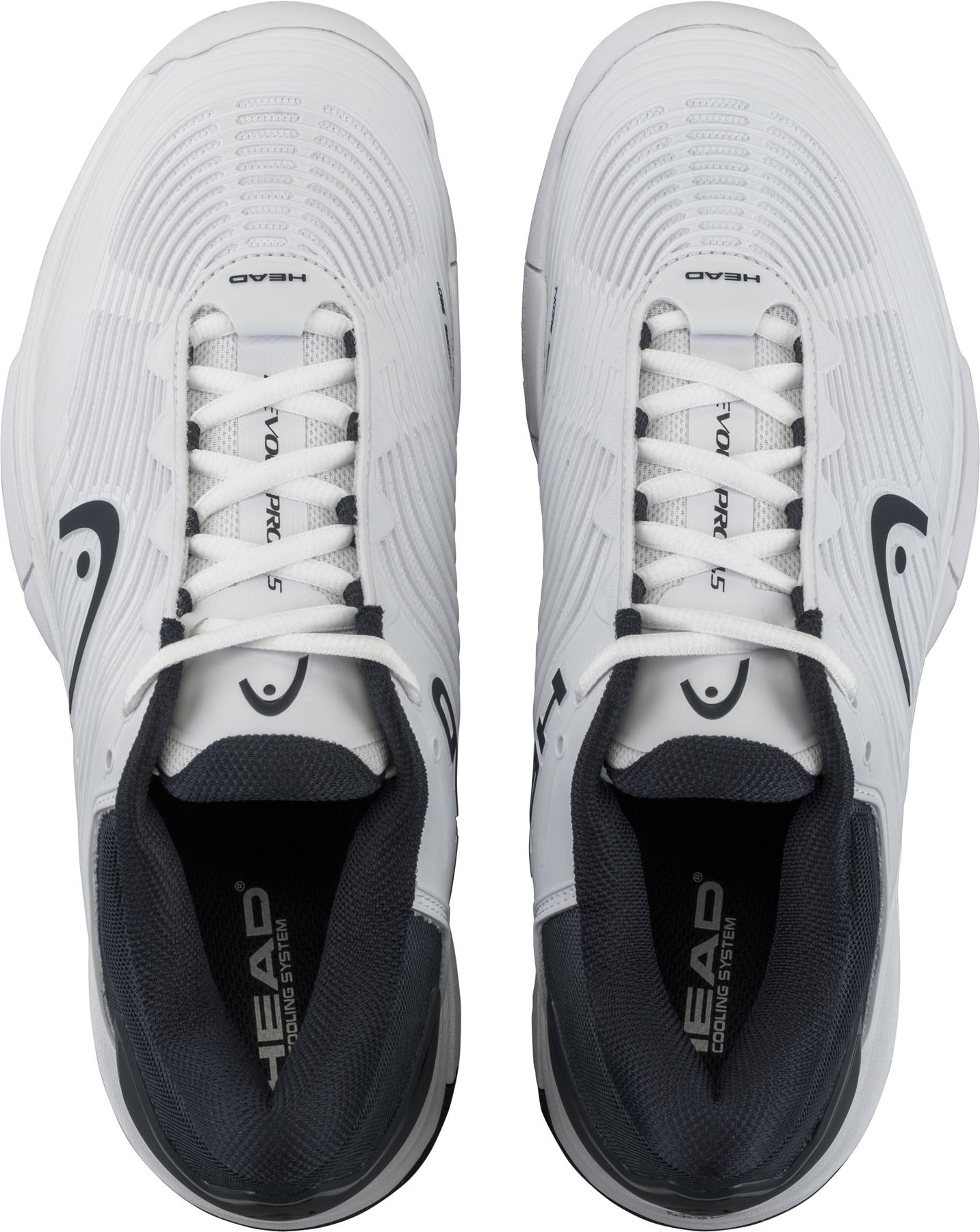 HEAD Revolt Pro 4.5 Mens Tennis Shoes - White / Blueberry - Top