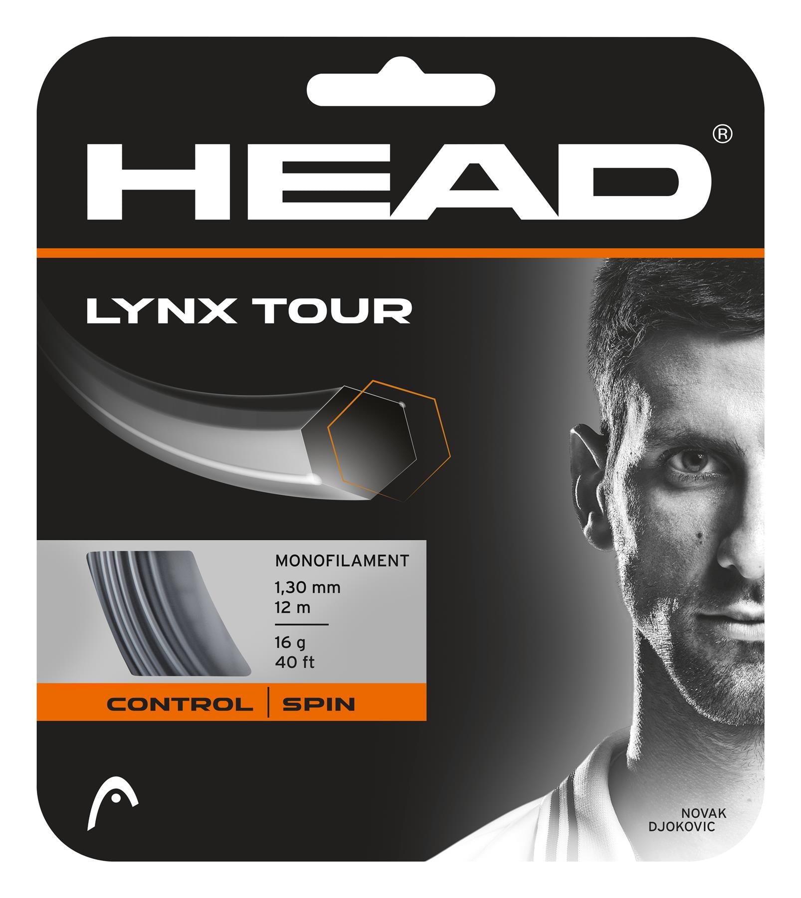 HEAD Lynx Tour Tennis String Set - Grey