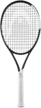 The HEAD Speed MP L 2026 Tennis Racket by HEAD features a black and white design, a white grip, and advanced Auxetic 2.0 technology, shown on a plain white background.