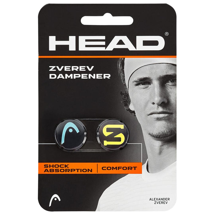 HEAD Zverev Tennis Dampener (2 Pack) - Blue / Yellow