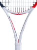 Babolat Pure Strike 100 Tennis Racket - White / Red / Black (Strung)