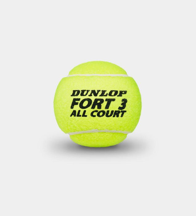 Dunlop Fort All Court Tennis Balls - 4 Ball Tube