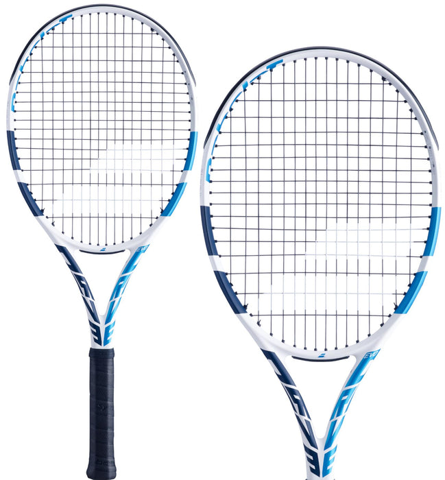 Babolat Evo Drive Tennis Racket - White (Strung)