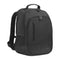 The Dunlop CX Performance Tennis Backpack - Black prominently displays the Dunlop logo on its front pocket and offers generous space for rackets. It includes a top handle, adjustable shoulder straps, a side mesh pocket, and several compartments with secure zipper closures.
