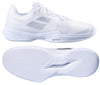 Babolat Jet Mach 3 Grass Court Mens Wimbledon Tennis Shoes - White / Silver