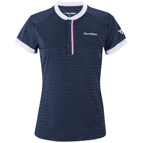 Tecnifibre Womens F3 Tennis Polo Shirt - Marine Blue