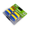 Karakl PU Duo Super Grip Tennis Grip (2 Pack) - Blue Yellow