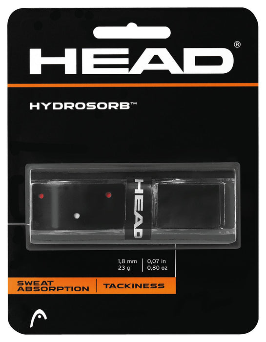 HEAD HydroSorb Replacement Tennis Grip - Black / Red