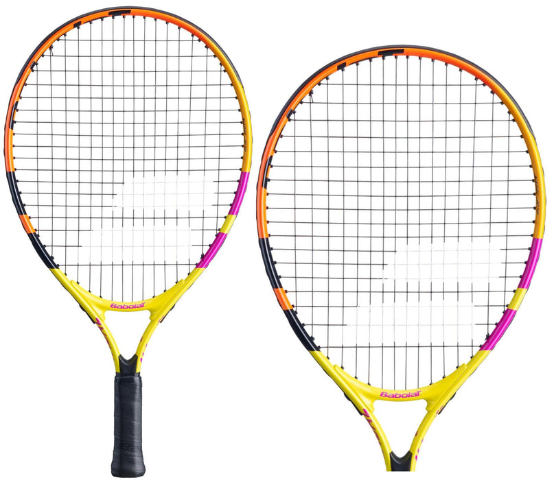 Babolat Nadal Junior 19 Tennis Racket - Yellow Orange Purple (Strung)