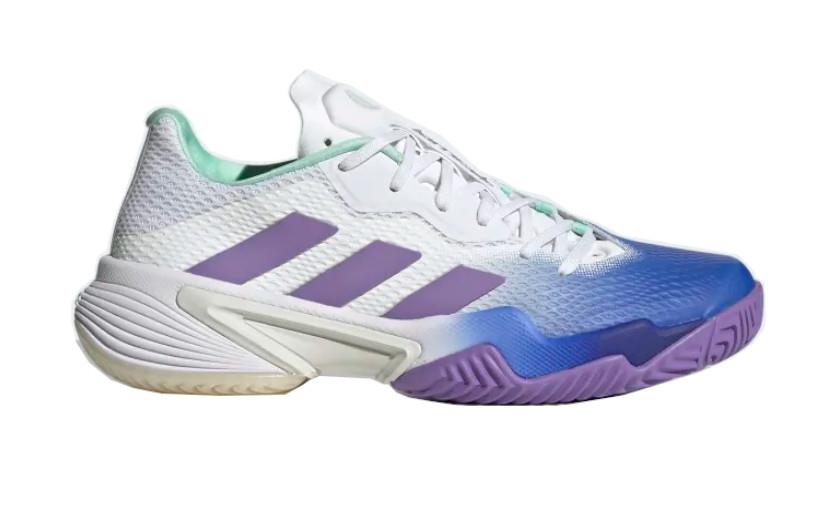 adidas Barricade Womens Tennis Shoes - Lucid Blue / Violet Fusion / Pulse Mint