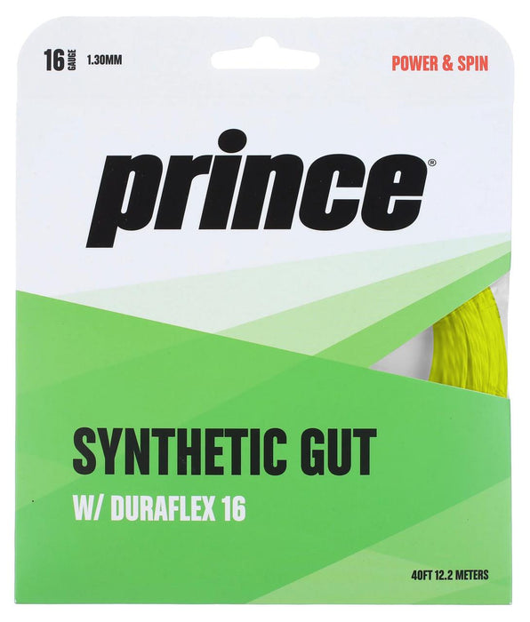 Prince Synthetic Gut Duraflex Yellow String Set