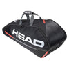 HEAD Tour Team 6R Combi 6 Racket Tennis Bag - Black / Orange