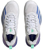 adidas Adizero Cybersonic Womens Tennis Shoes - Cloud White / Blue Fusion / Pulse Mint