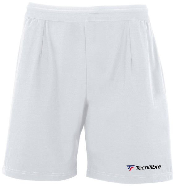 Tecnifibre Mens Stretch Tennis Shorts - White