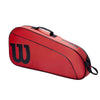 Wilson Junior 3 Racket Tennis Bag - Red