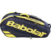 Babolat RH6 Pure Aero 6 Racket Tennis Bag - Black / Yellow
