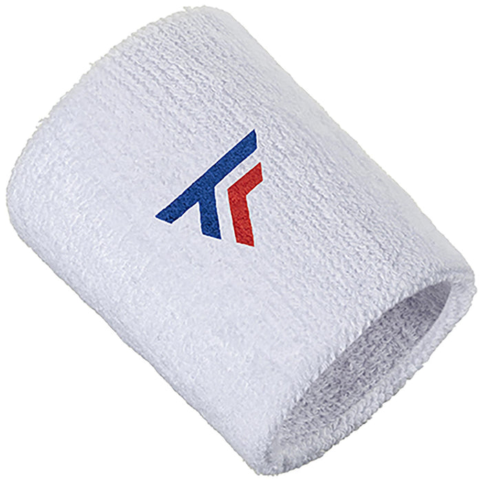 Tecnifibre Tennis Wristband Sweatband XL - White