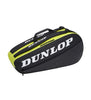 Dunlop SX-Club 6 Racket Tennis Bag - Black / Yellow