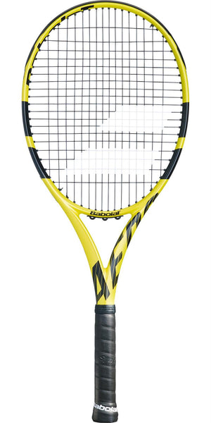 Babolat Pure Aero Junior 26 Tennis Racket - Yellow / Black (Strung)