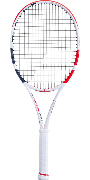Babolat Pure Strike Lite Tennis Racket - White / Red / Black (Strung)