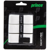 Prince Tacky Pro Tennis Overgrip - White (3 Pack)