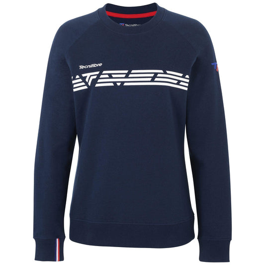 Tecnifibre Womens Tennis Sweatshirt - Marine Blue