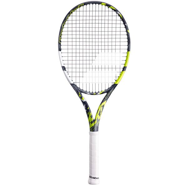 Babolat Pure Aero Team 2023 Tennis Racket - Grey / Yellow (Strung)
