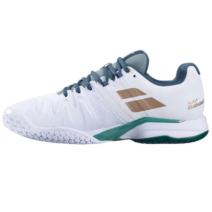 Babolat Propulse Blast Wimbledon Mens All Court Tennis Shoes - White / Green