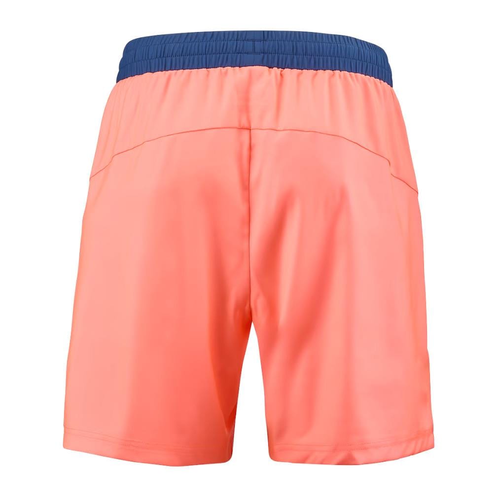 Babolat Play Mens Tennis Shorts - Fluo Strike / Estate Blue