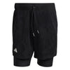 adidas Melbourne 2in1 Mens 7 Inch Tennis Shorts - Black