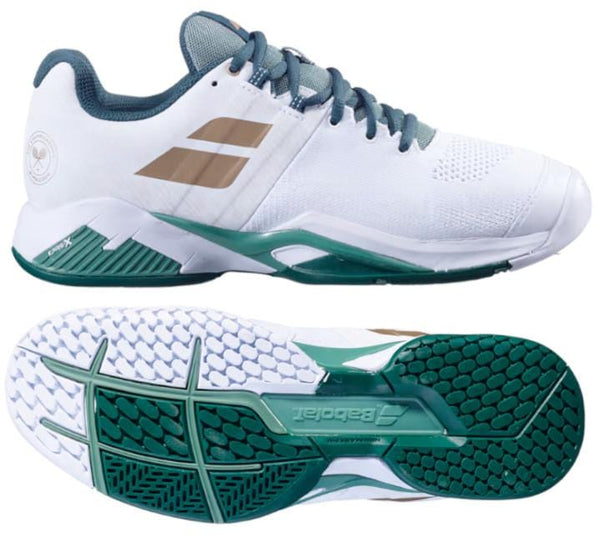 Babolat Propulse Blast Wimbledon All Court - White/Dark Green