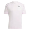 adidas Melbourne Mens Raglan Tennis T-Shirt - Clear Pink