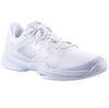 Babolat Jet Mach 3 Grass Court Womens Wimbledon Tennis Shoes - White / Silver