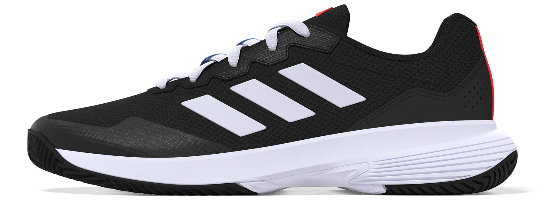 adidas GameCourt 2.0 Mens Tennis Shoes - Black
